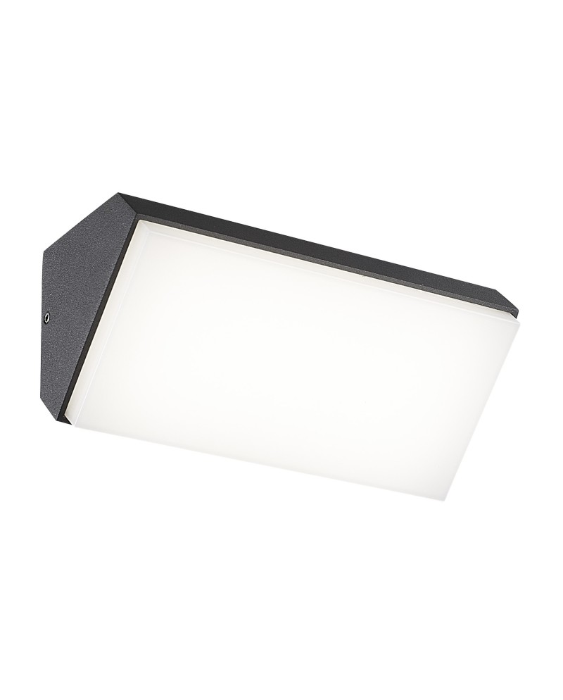 SOLDEN * APLIQUE EXTERIOR HORIZ. GRIS OSCURO LED IP65 - 9W - 3000K